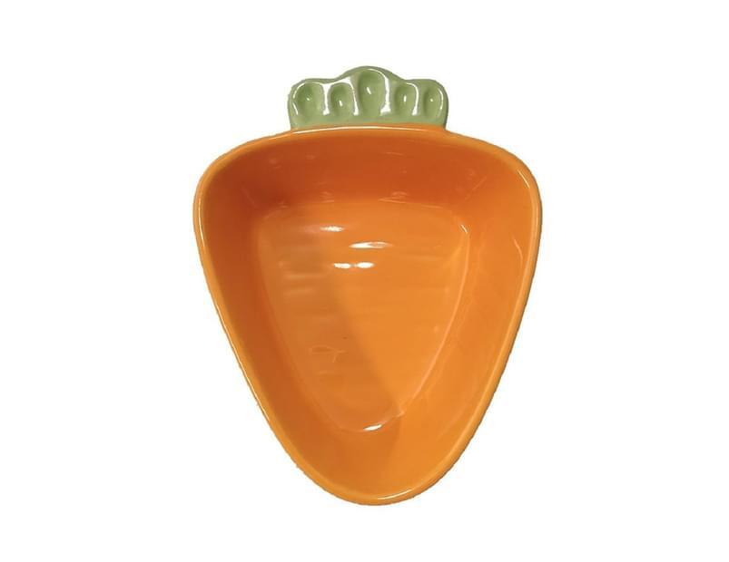 Carrot Shaped Ceramic Bowl 15 x 12cm