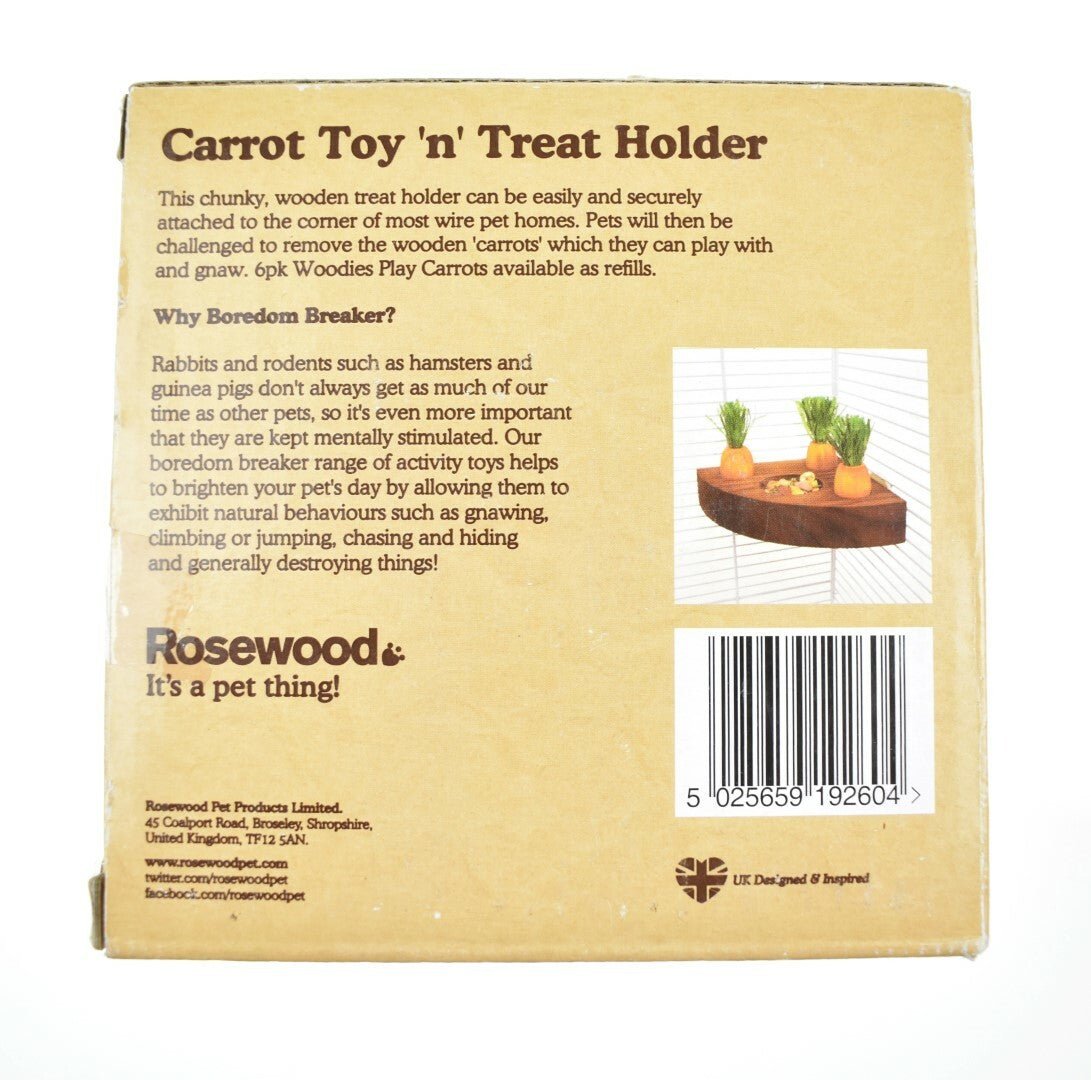 Carrot Toy 'n' Treat Holder